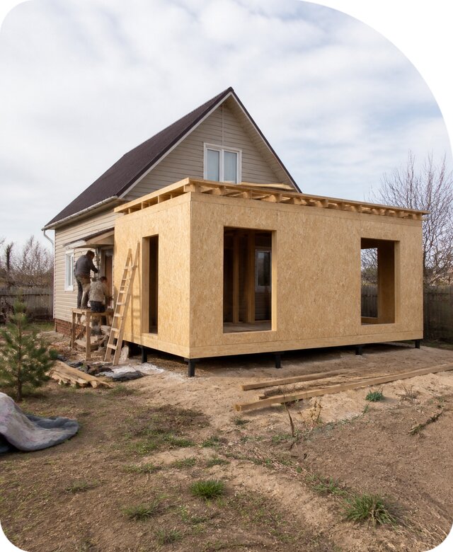 Пристройка из сип панелей в Миассе от 45765 р. | РадиДОМА-Мсс